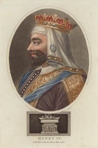 Henrik IV, konge af England (farvet gravering) af English School