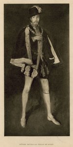 Henry Irving, Schauspieler, als Philipp von Spanien von English School