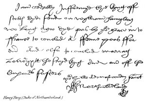 Henry Percy, (hertug af Northumberland) af English School