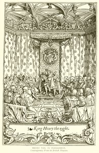 Henrik VIII i parlamentet af English School