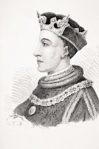 Henry V af England, illustration fra 