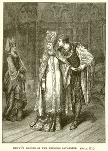 Henrys bejler til prinsesse Catherine af English School