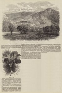 Hendes Majestæt i Balmoral (gravering) af English School