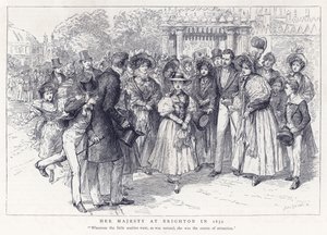 Hendes Majestæt i Brighton i 1832 af English School