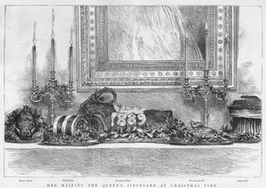 Die Anrichte Ihrer Majestät der Königin zur Weihnachtszeit von English School