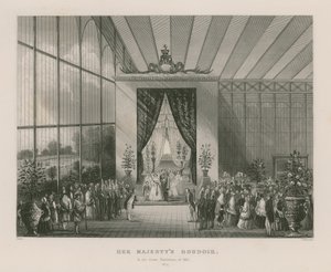 Hendes Majestæts Boudoir i den store udstilling i 1851 af English School