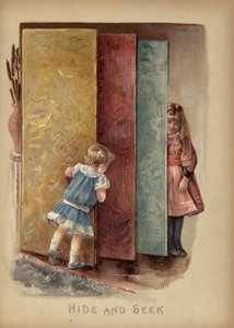 Gemmeleg (chromolitho) af English School