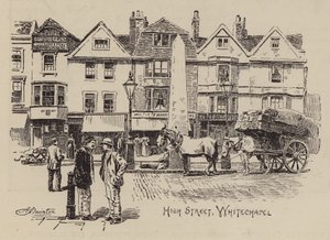 High Street, Whitechapel (Stich) von English School