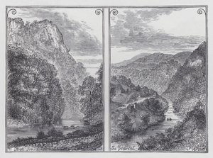 High Tor, The Derwent (gravering) af English School