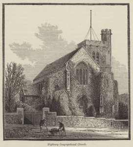 Highbury Congregational Church (gravering) af English School