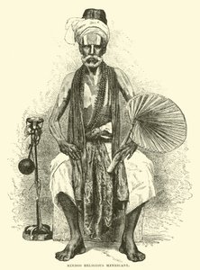 Hindoo religious mendicant  af English School