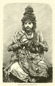 Hindoo religious mendicant  af English School
