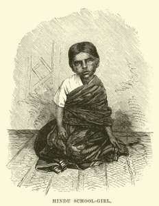 Hindu skolepige af English School