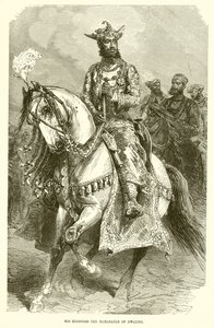 Hans Højhed Maharajah af Gwalior af English School