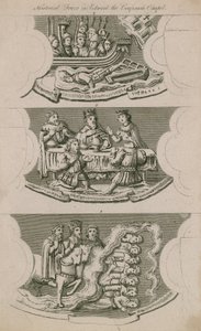 Historisk frise i Edward the Confessors Chapel af English School
