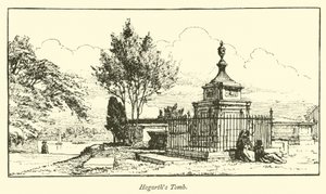 Hogarths Tomb  af English School