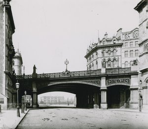 Holborn Viadukt; fotografi af English School