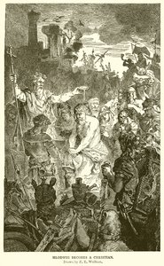 Holdwig bliver kristen af English School