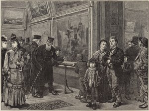 Feriefolk på Nationalgalleriet af English School