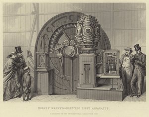 Holmes elektromagnetiske lysapparat af English School