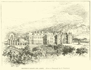 Holyrood Palace og Abbey af English School