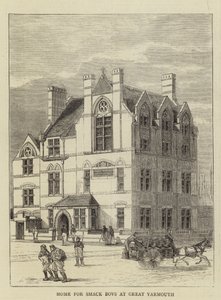Home for Smack Boys at Great Yarmouth (gravering) af English School