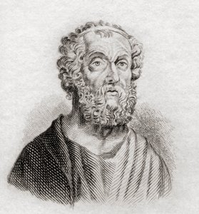 Homer, 1825 af English School