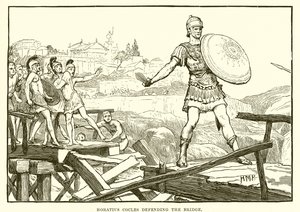 Horatius Cocles forsvarer broen af English School