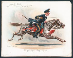 Horse Marines Weihnachtskarte von English School