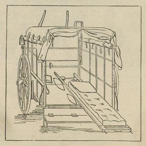 Krankenhaus- und Unfallambulanzfahrzeug