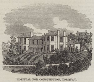 Hospital for Consumption, Torquay (gravering) af English School