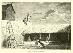 House at Sego, Bambarra  af English School