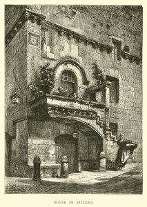 Hus i Viterbo af English School