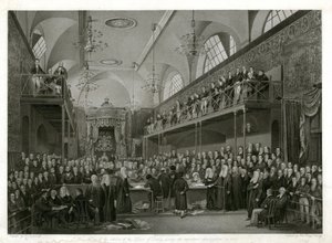 House of Lords under den vigtige undersøgelse i 1820 af English School