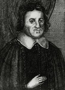 Hugh Peters, trykt af Peter Cole, ca.1655 af English School