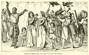 Hugh de Moreville und die Gelübde des Reihers von English School