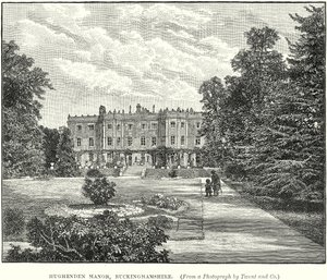 Hughenden Manor, Buckinghamshire (kobberstik) af English School