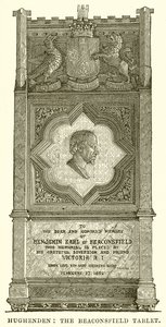 Hughenden: The Beaconsfield Tablet af English School