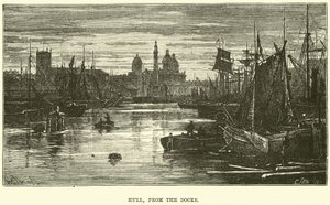 Hull von den Docks aus von English School