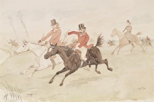 Jagtscene af English School