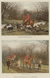 Jagtskitser (chromolitho) af English School