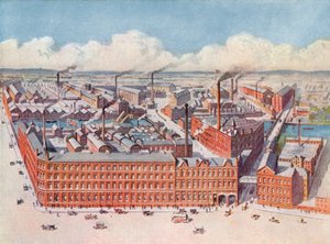 Huntley & Palmers Biscuit Manufactory, Reading, England af English School