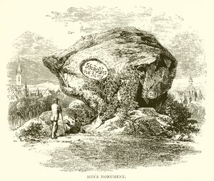Huss monument af English School