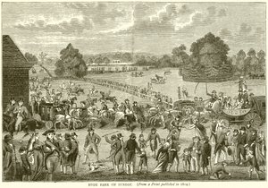 Hyde Park på søndag af English School