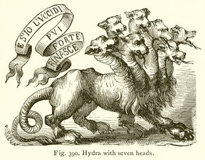 Hydra med syv hoveder af English School