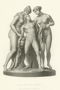 Hylas og nymferne af English School