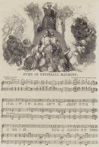 Hymne of Universal Harmony (gravering) af English School