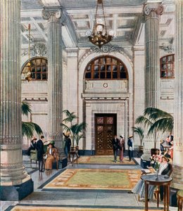 Hypostyle Hall på New Midland Adelphi Hotel, Liverpool af English School