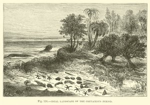 Ideal Landscape of the Cretaceous Period  af English School