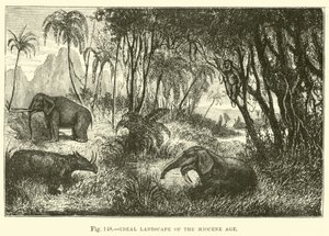 Ideal Landscape of the Miocene Age  af English School